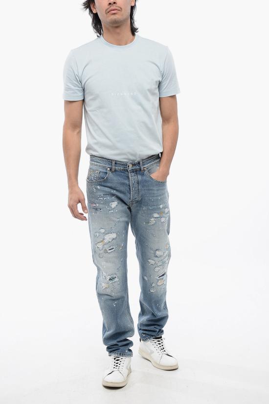  존 리치몬드 데님 팬츠 RMP24122JE Blue - JOHN RICHMOND