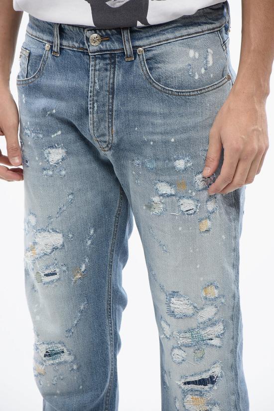  존 리치몬드 데님 팬츠 RMP24122JE Blue - JOHN RICHMOND