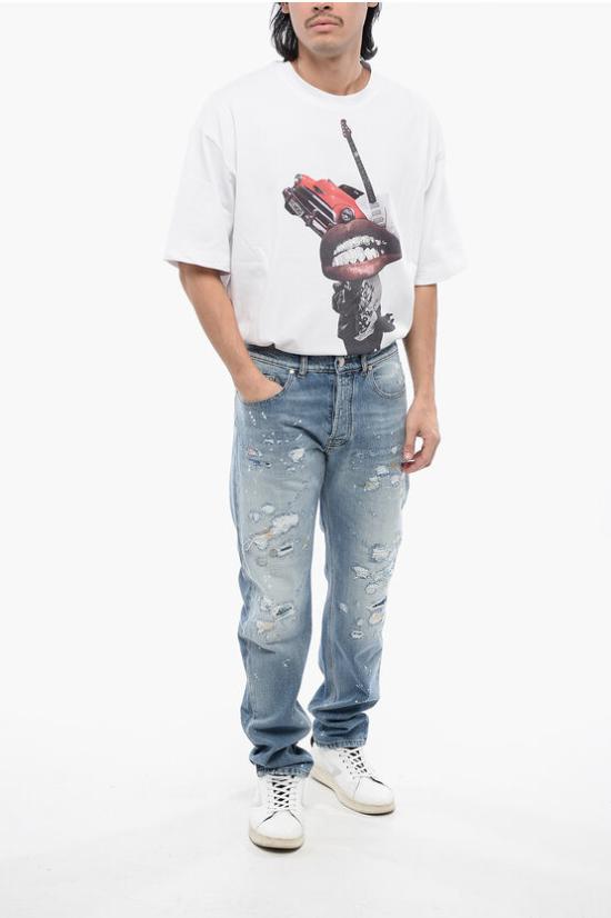  존 리치몬드 데님 팬츠 RMP24122JE Blue - JOHN RICHMOND