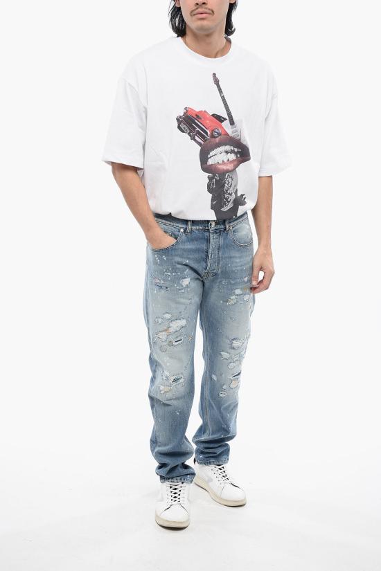  존 리치몬드 데님 팬츠 RMP24122JE Blue - JOHN RICHMOND