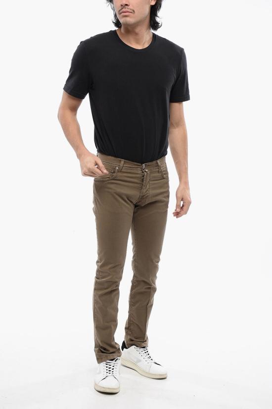  꼬르넬리아니 스트레이트 팬츠 714JQ3 3120149 030 Brown - CORNELIANI