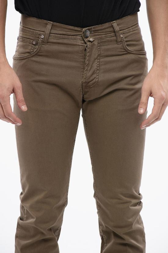  꼬르넬리아니 스트레이트 팬츠 714JQ3 3120149 030 Brown - CORNELIANI