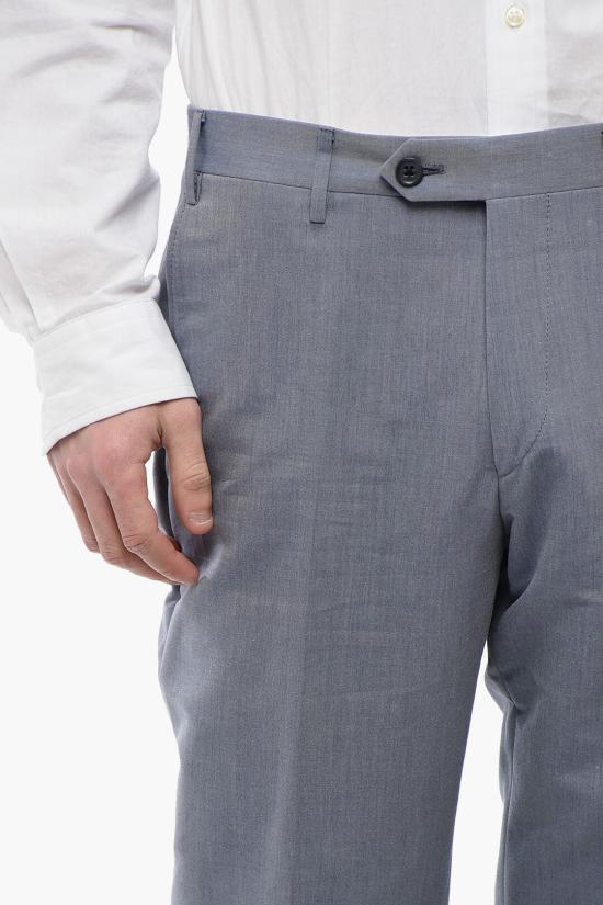  꼬르넬리아니 스트레이트 팬츠 834R43 8284101 008 Light blue - CORNELIANI