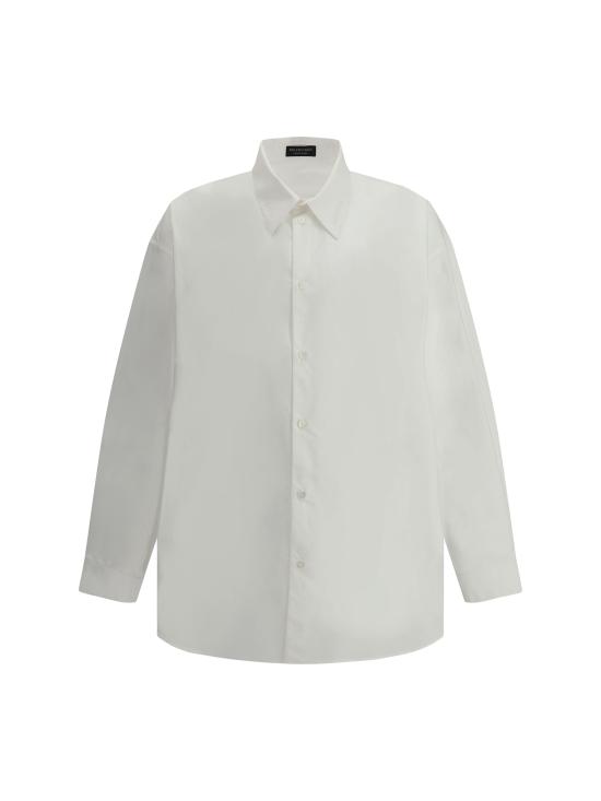 25SS 발렌시아가 긴팔 셔츠 814008TNM60 9000 WHITE