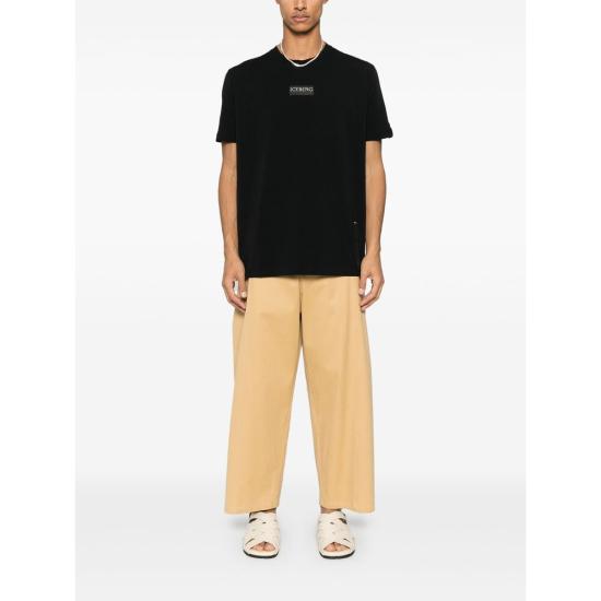 25SS 아이스 비 아이스버그 반팔 티셔츠 6327 F046 9000 BLACK - ICE B ICEBERG