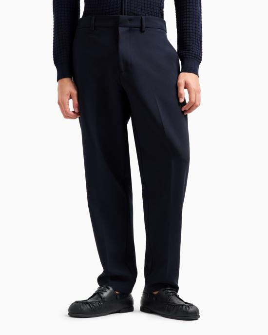 25SS 엠포리오 아르마니 스트레이트 팬츠 6D1PM6 1NFTZ 0920 Blu navy - EMPORIO ARMANI