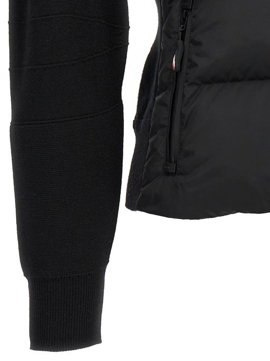  몽클레어 그레노블 로고 패치 집업 가디건   9B00004M1122999 Black - MONCLER
