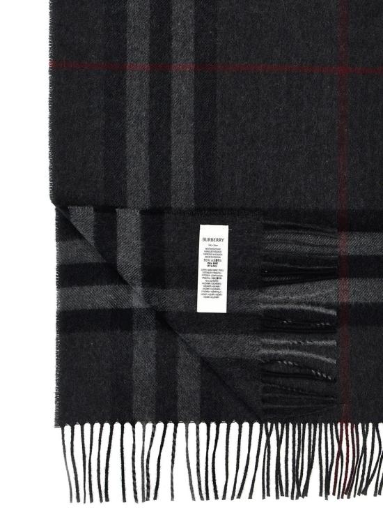 26FW 버버리 체크 캐시미어 스카프 8077880 CHARCOAL DOM - BURBERRY
