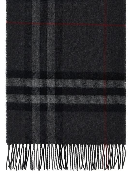 26FW 버버리 체크 캐시미어 스카프 8077880 CHARCOAL DOM - BURBERRY