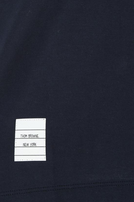 26FW 톰브라운 반팔 티셔츠 FJS036A 05398 415 NAVY DOM - THOM BROWNE