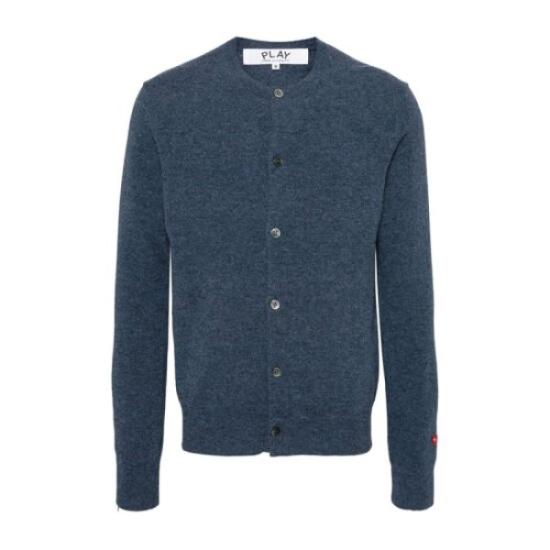  꼼데가르송 슬리브 스몰 하트 가디건 AX N091 051 1 NAVY DOM