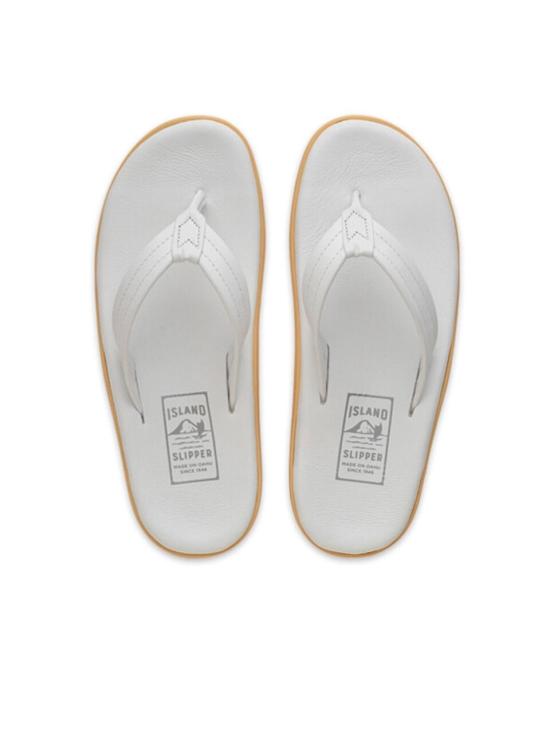  아일랜드 슬리퍼 뮬/슬리퍼 PT202 WHIT DOM - ISLAND SLIPPER