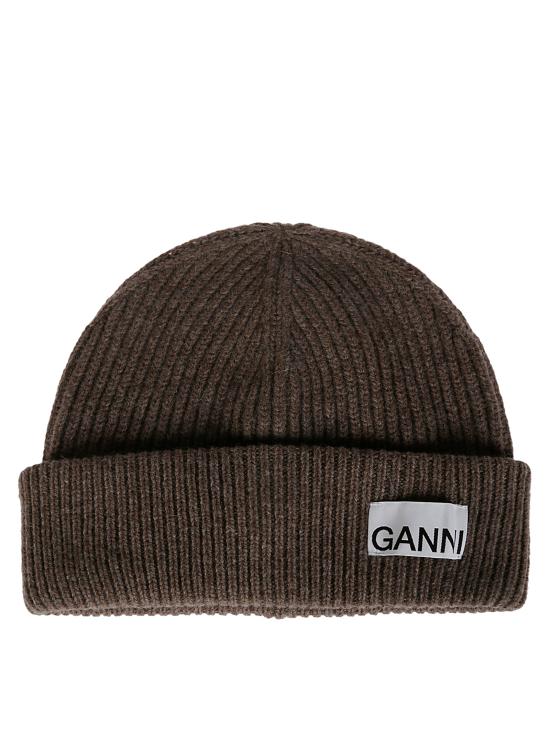  가니 스트럭처드 울 립 비니  A6058886 DOM