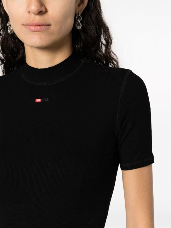  디젤 반팔 티셔츠 A103980BLAN9XX BLACK DOM - DIESEL