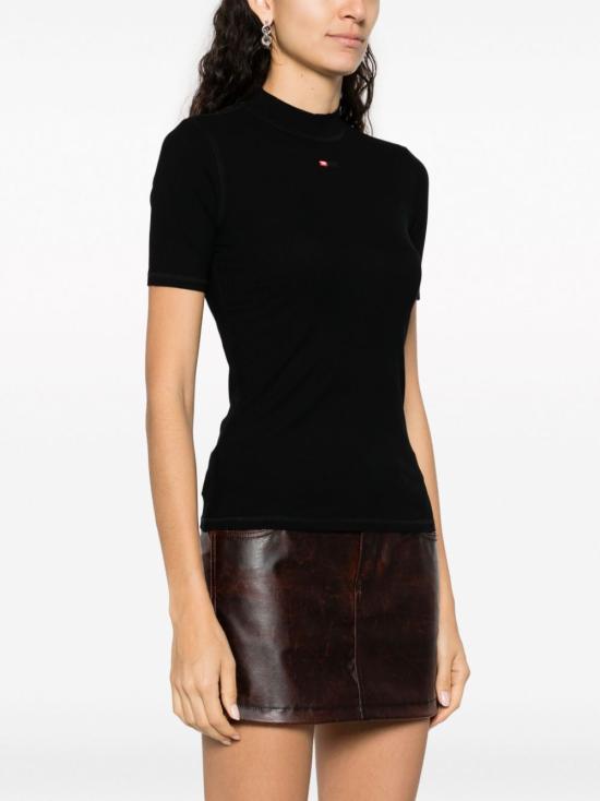  디젤 반팔 티셔츠 A103980BLAN9XX BLACK DOM - DIESEL