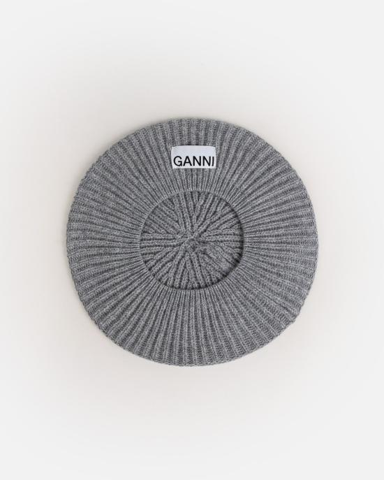 25SS 가니 베레모 A4430921 GRAY DOM - GANNI