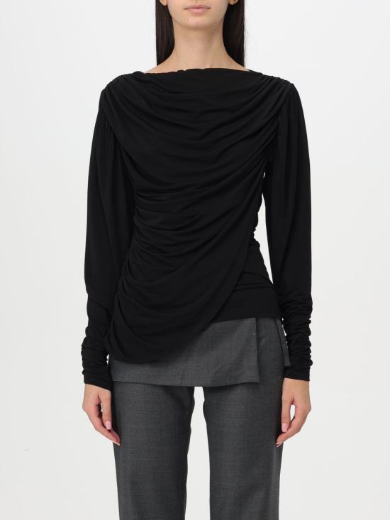  팔로마울 긴팔 티셔츠 TD7802999 BLACK DOM