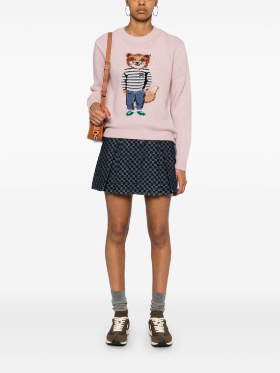  메종키츠네 스웨터 NW00809KH0002P600 LIGHT PINK DOM - MAISON KITSUNE