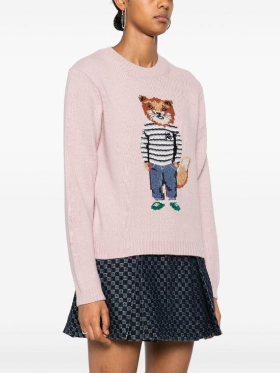  메종키츠네 스웨터 NW00809KH0002P600 LIGHT PINK DOM - MAISON KITSUNE