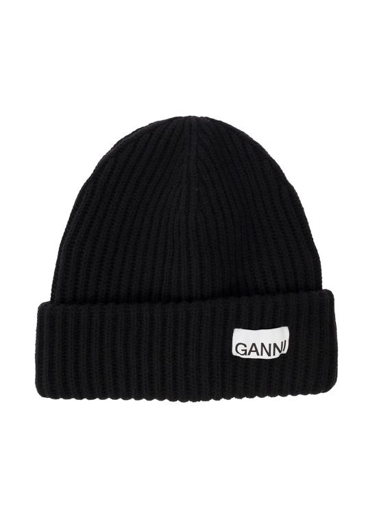 25FW 가니 이어플랩 캡 A4429099 BLACK DOM