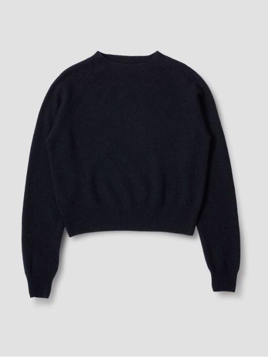  마가렛호웰 스웨터 WOKN0448A24ENY DVT DARK NAVY TWIST DOM