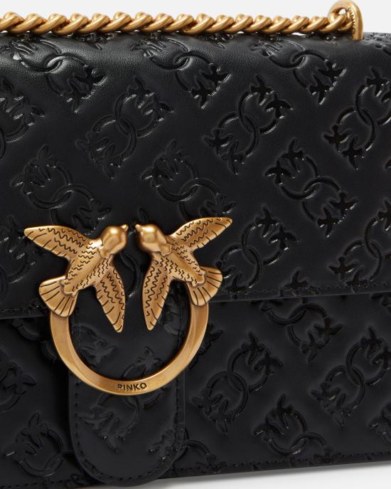 25SS 핑코 크로스백 100941A1YB Z99Q Nero antique gold - PINKO