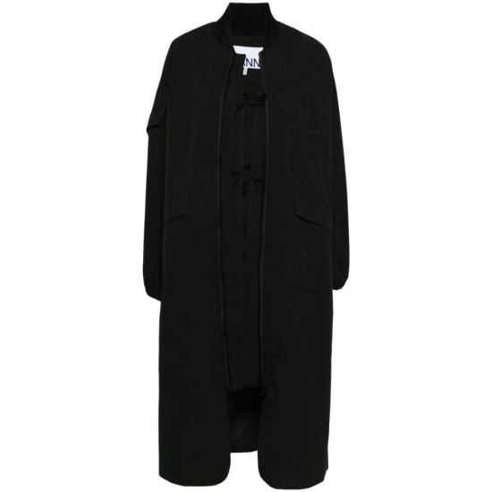  가니 코트 F9468099 Black