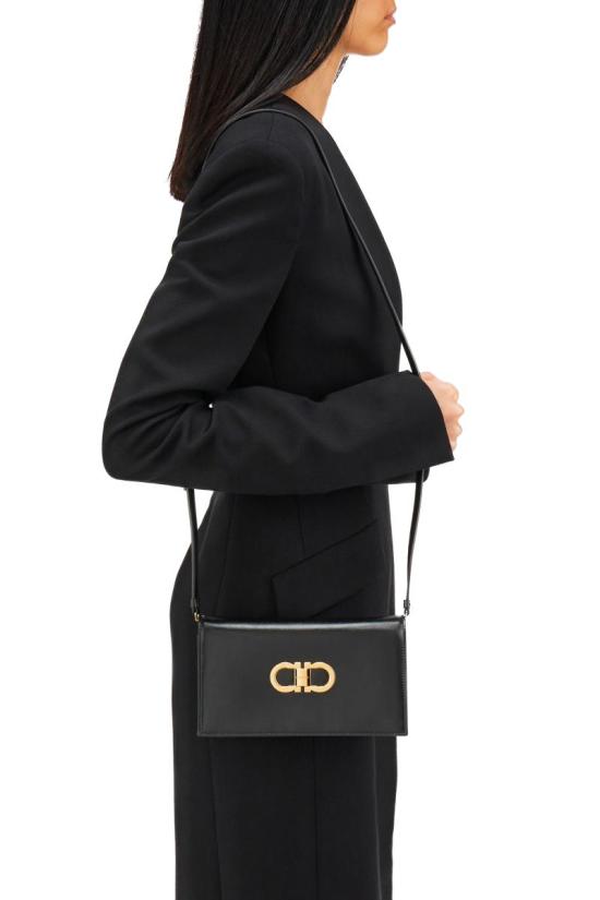  살바토레 페라가모 크로스백 218357771676 BLACK DOM - SALVATORE FERRAGAMO