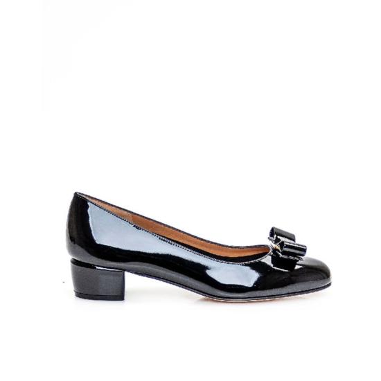 25FW 살바토레 페라가모 힐/펌프스 01B221591963D BLACK DOM - SALVATORE FERRAGAMO