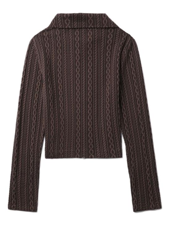  아워레가시 슬림 집 롱 슬리브 탑  W2246SI DOM - OUR LEGACY