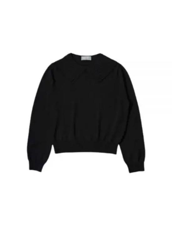  마가렛호웰 스웨터 WOKN0480S24ILT BLK BLACK DOM