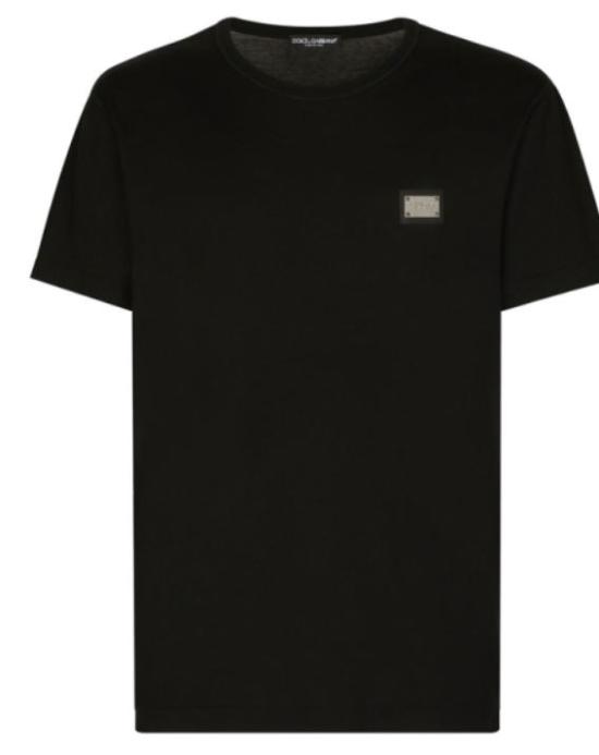  돌체앤가바나 반팔 티셔츠 G8PT1T G7F2IN0000 Black - DOLCE & GABBANA