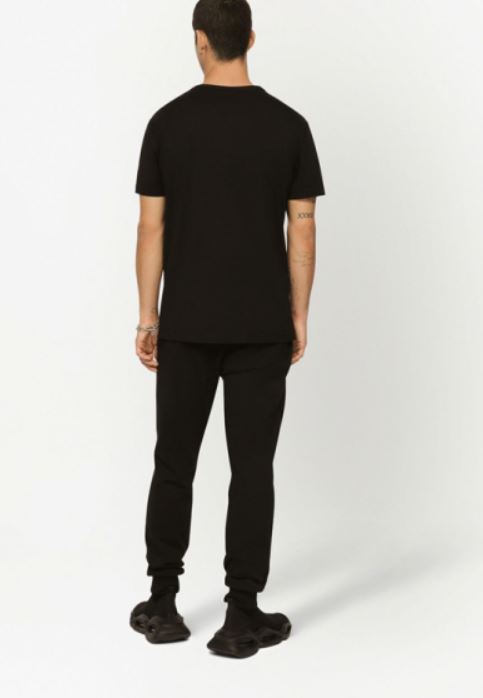  돌체앤가바나 반팔 티셔츠 G8PT1T G7F2IN0000 Black - DOLCE & GABBANA