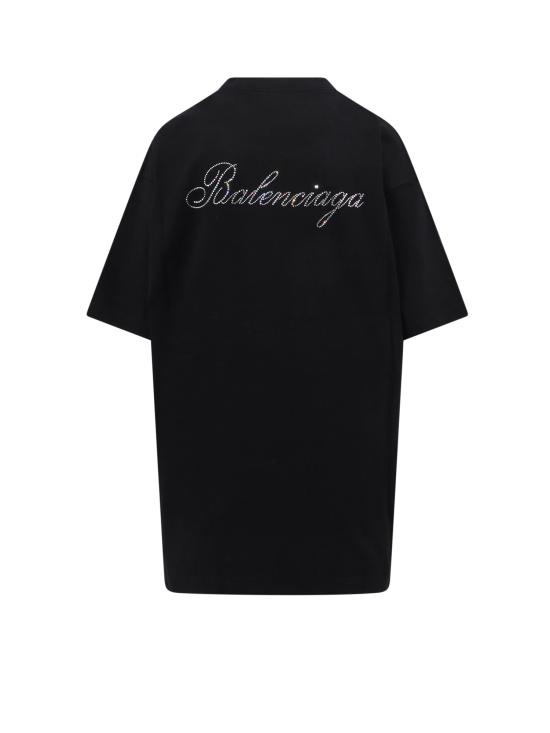  발렌시아가 반팔 티셔츠 641655 TPVP7 1000 BLACK DOM - BALENCIAGA