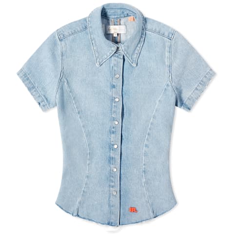  이알엘 셔츠 ERL07B301 BLUE DOM