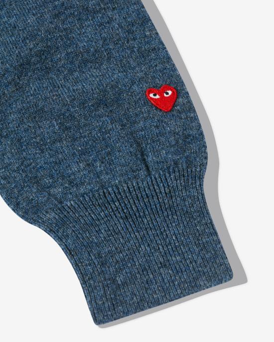  꼼데가르송 스웨터 AX N090 051 1 P1N090 NAVY DOM - COMME DES GARCONS
