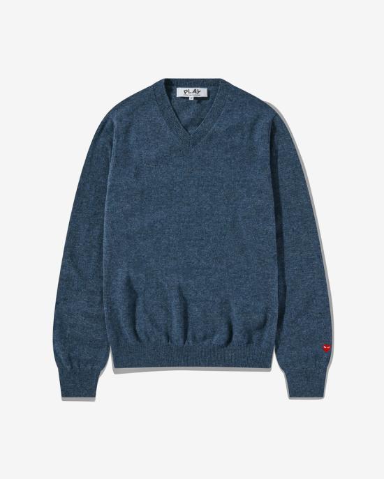  꼼데가르송 스웨터 AX N090 051 1 P1N090 NAVY DOM