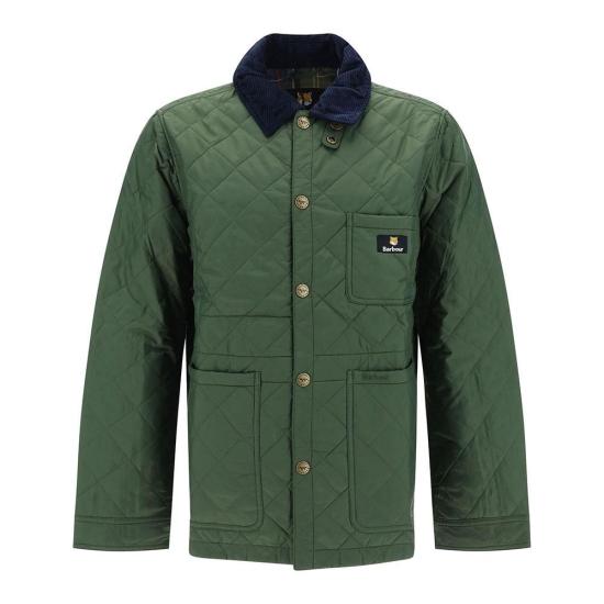  바버 자켓 MQU1735GN73 GREEN DOM