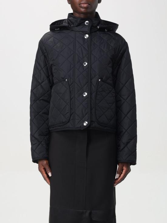 25SS 버버리 다이아몬드 퀼티드 나일론 크롭 자켓 8072798 BLACK DOM