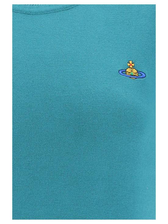  비비안웨스트우드 반팔 티셔츠 18030020Y000TL401 TEAL DOM - VIVIENNE WESTWOOD