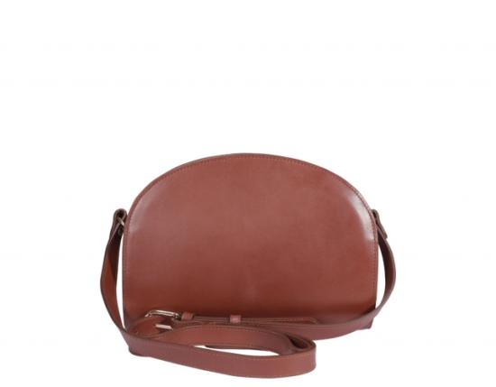  아페쎄 스무스 레더 하프문백 스몰 PXAWVF61048CAD CAD NOISETTE DOM - A.P.C.