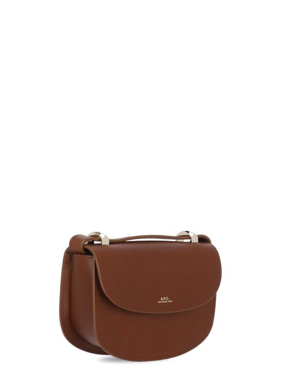  아페쎄 레더 제네바 플랩 미니백 PXAWV F61415 CAD - A.P.C.