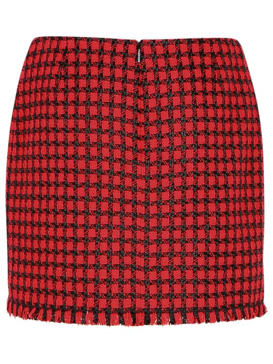 24FW 베르사체 숏 스커트 1017311 1A122702RB80 Red - VERSACE