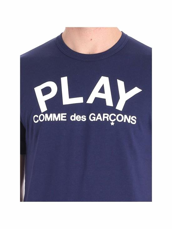  꼼데가르송 반팔 티셔츠 AZT1760511 Blue - COMME DES GARCONS