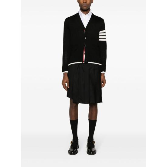  톰브라운 가디건 MKC002DY1014001 BLACK DOM - THOM BROWNE