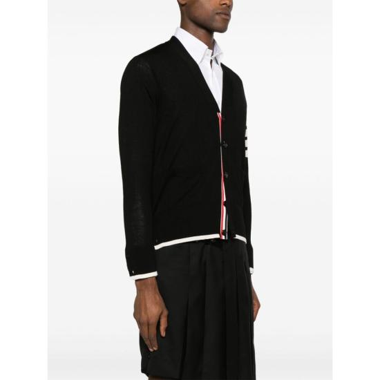  톰브라운 가디건 MKC002DY1014001 BLACK DOM - THOM BROWNE