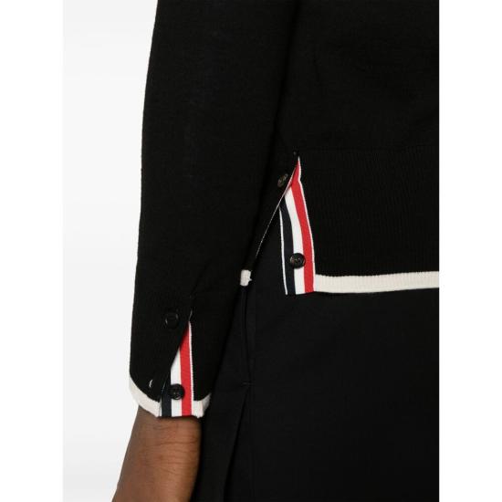  톰브라운 가디건 MKC002DY1014001 BLACK DOM - THOM BROWNE