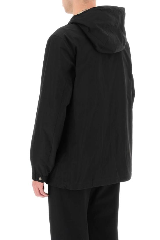 26SS 버버리 리버서블 체크 후드 숏패딩 8043403 ARCHIVE BEIGE DOM - BURBERRY