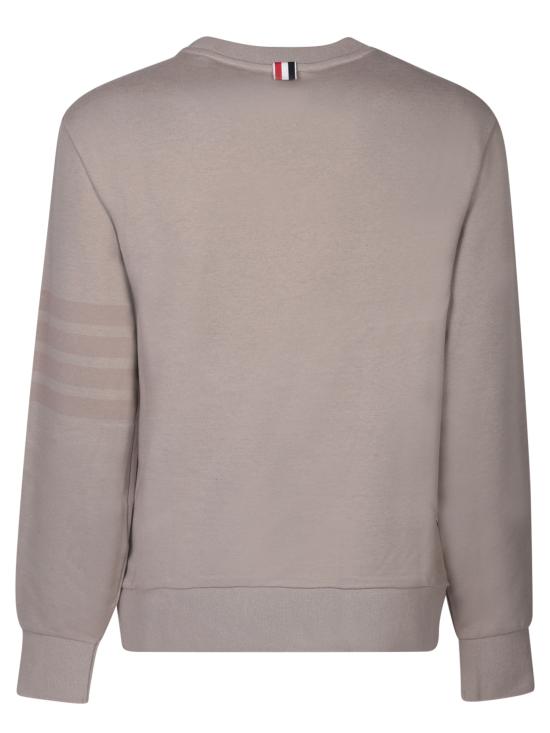  톰브라운 토널 4바 클래식 루프백 크루넥 스웨트셔츠 MJT383A 06910 265 BEIGE DOM - THOM BROWNE