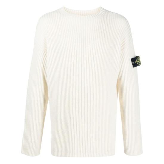  스톤 아일랜드 스웨터 7915538C2V0099 OFF WHITE DOM